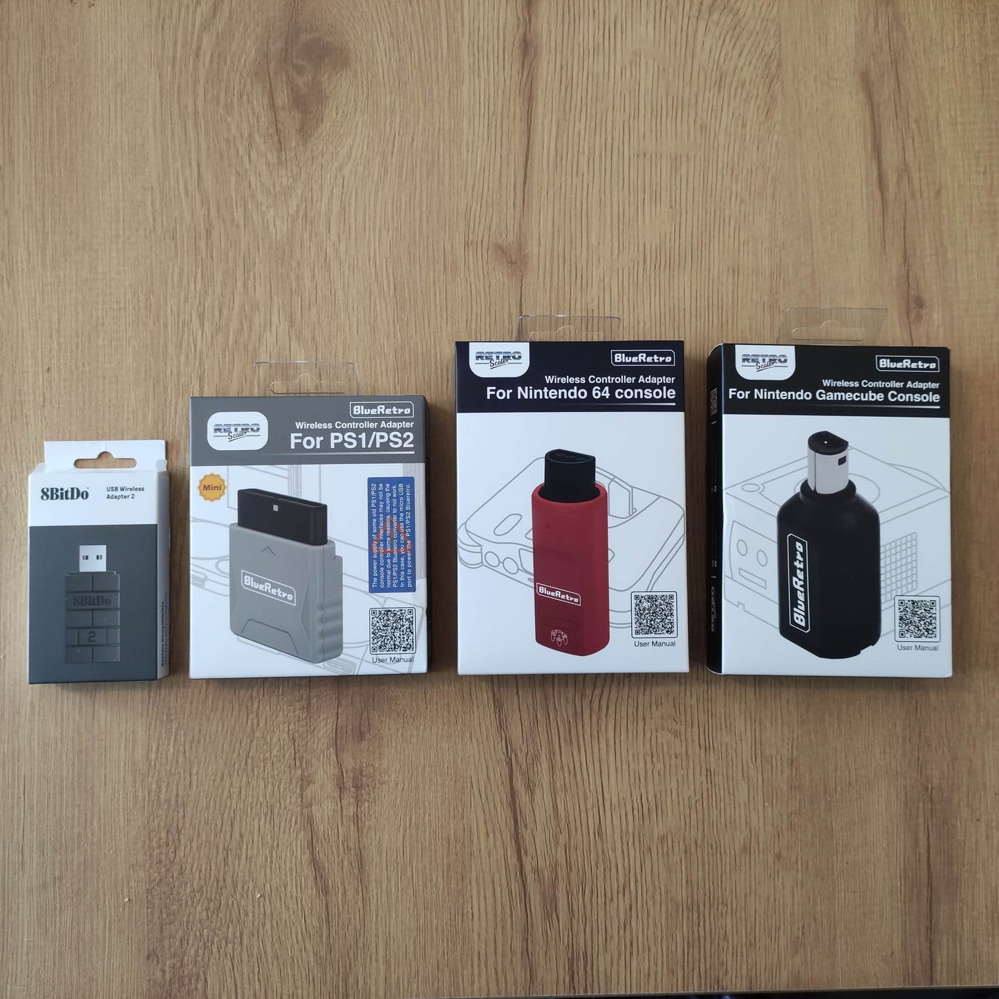 Bluetooth Adaptors (N64/Gamecube/PS1/PS2/Switch/Windows/Steam/Mac/Rasberry