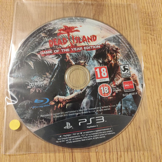 Dead Island Disc Only PS3