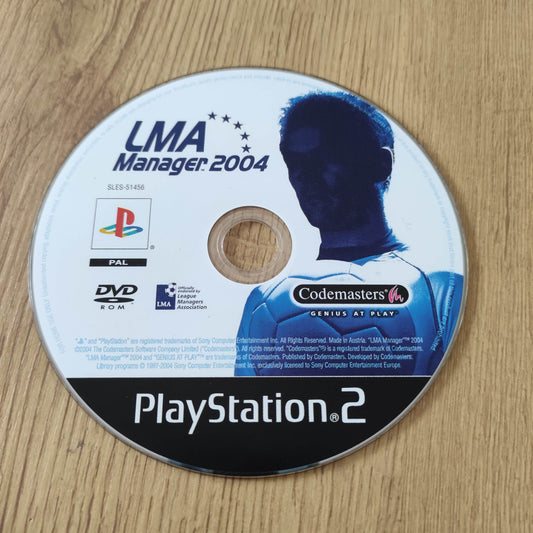 LMA Manager 2004 Disc Only PS2