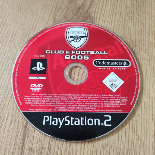 Arsenal Club Football 2005  Disc Only PS2