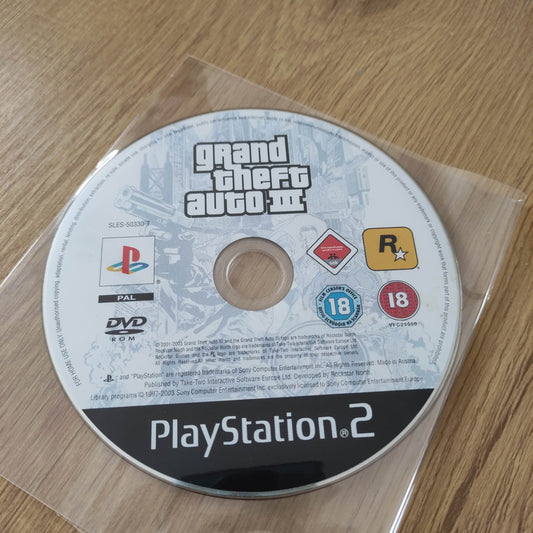 GTA 3 Disc only (PS2)