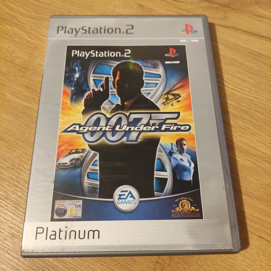 James Bond 007 Agent under Fire Platinum PS2 (Y)(G)