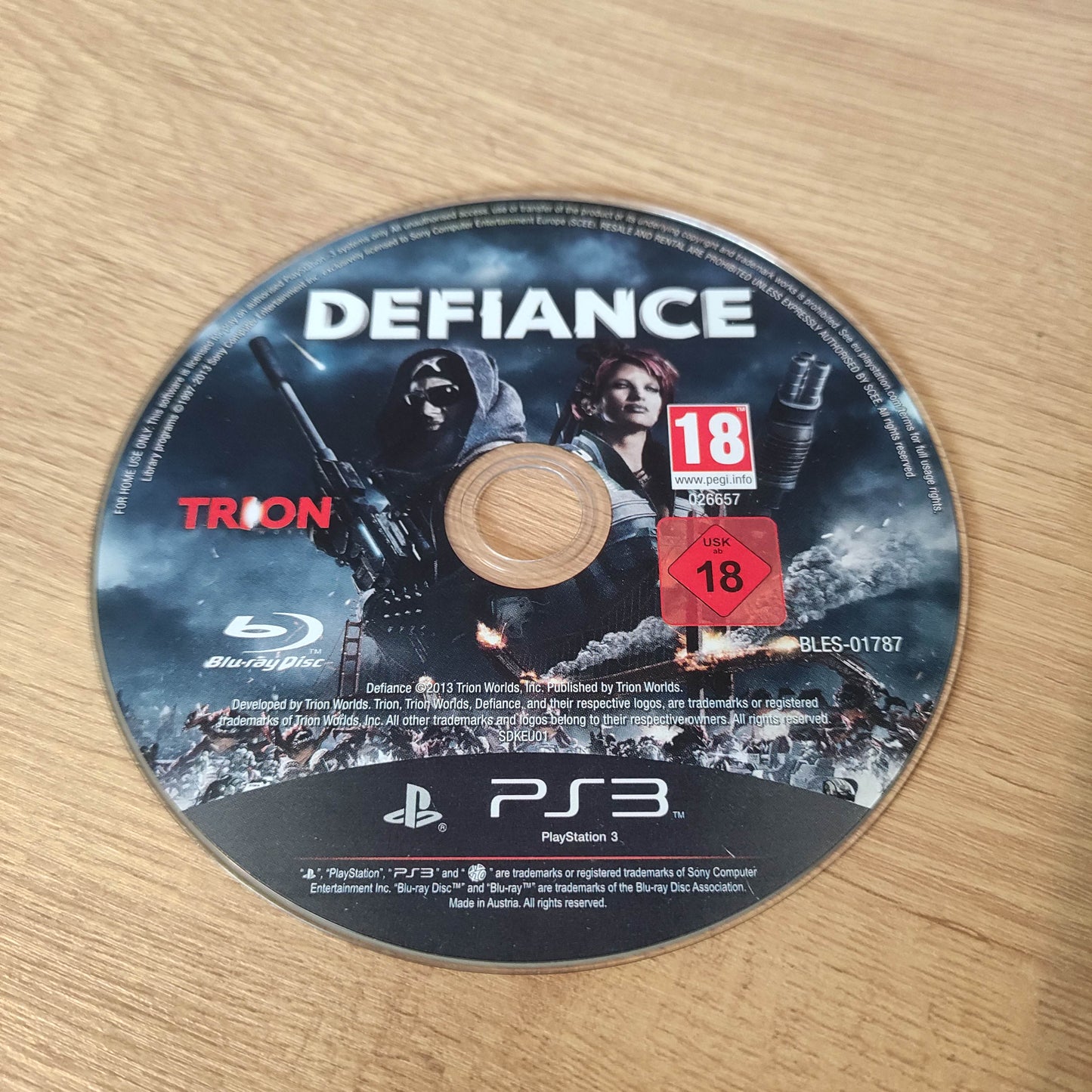 Defiance Disc Only (PS3)