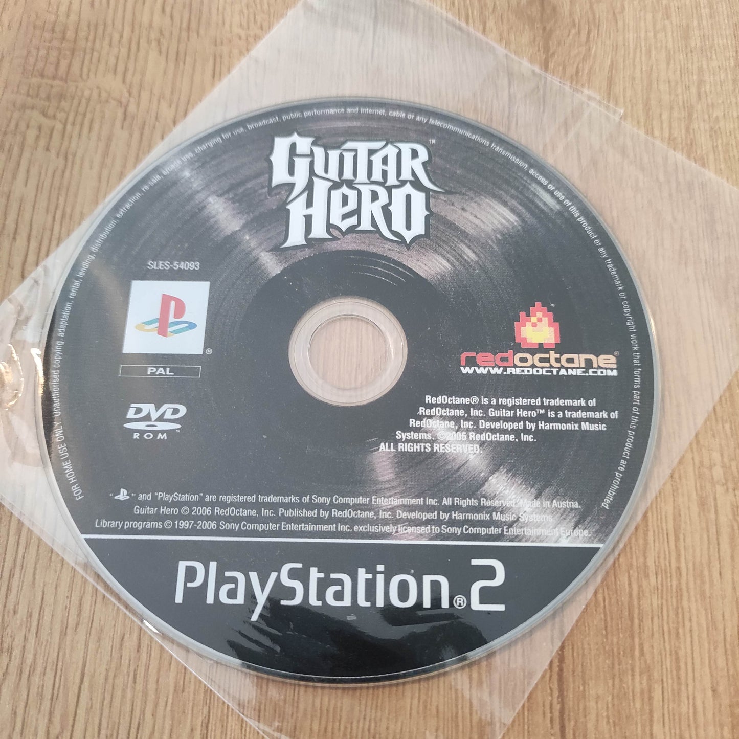 Guitar Hero Disc Only PS2
