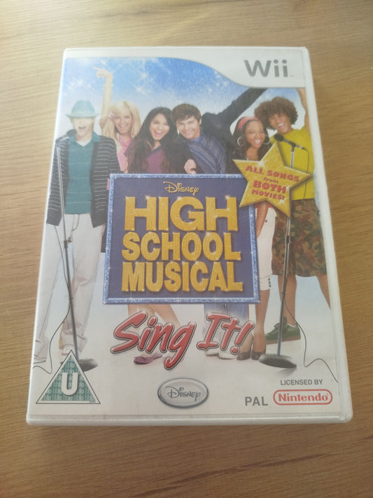 High School Musical Sing it Wii