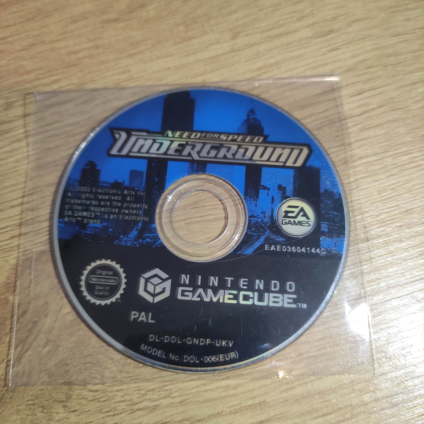 Need for Speed Underground Disc Only (Gamecube)