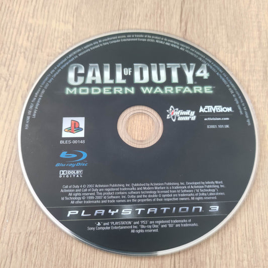Call of Duty 4 Modern Warfare Disc Only (PS3)