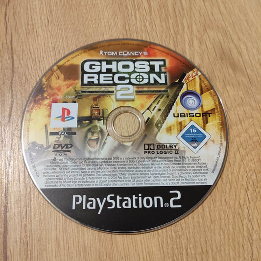 Ghost Recon 2 Disc Only PS2