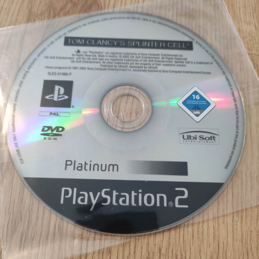 Tom Clancy's Splinter Cell (Platinum) Disc Only PS2