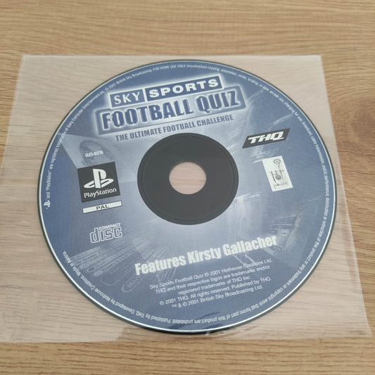 Sky sports Football Quiz Disc Only PS1