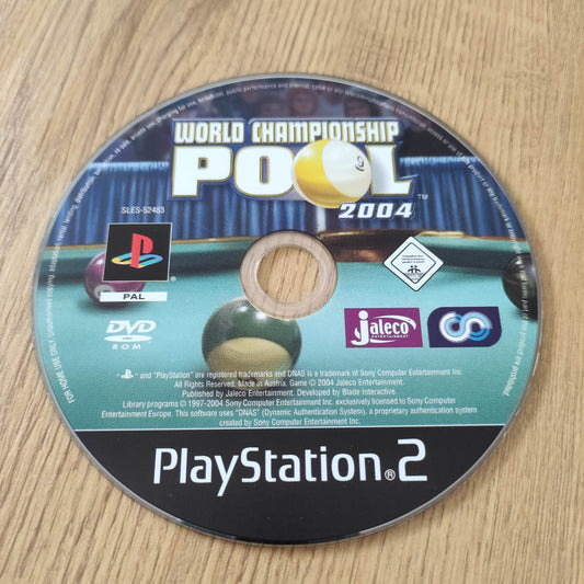 World Championship Pool Disc Only PS2