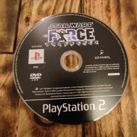 Star Wars Force Unleashed (PS2) Disc Only - 8-Bit Exchange (8BitX)