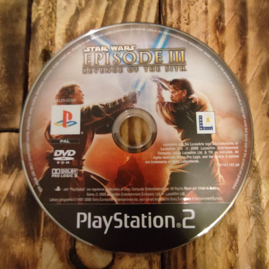 Star Wars Episode 3 (PS2) Disc Only - 8-Bit Exchange (8BitX)