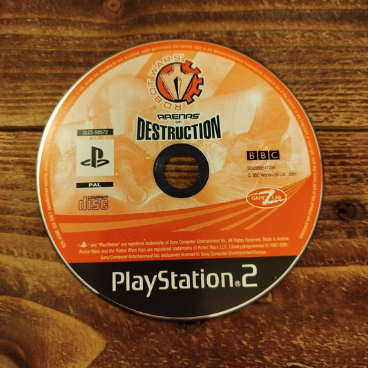 Robot Wars, Destruction (PS2) Disc Only - 8-Bit Exchange (8BitX)