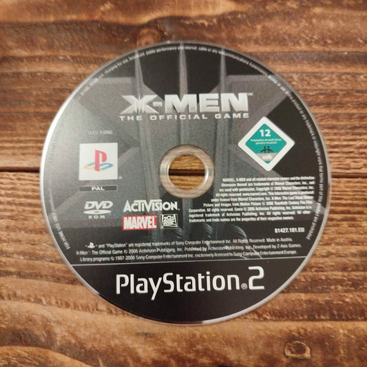 X-Men The Official Game (PS2) Disc Only - 8-Bit Exchange (8BitX)