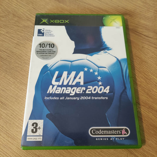 LMA Manager 2004 (XBox Original)