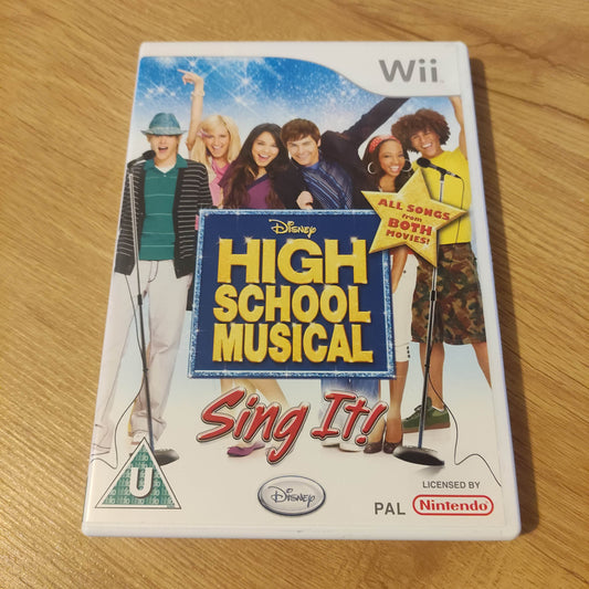 Highschool Musical SING IT! Wii