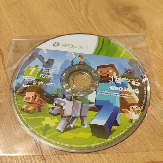 Minecraft Disc Only  Xbox 360
