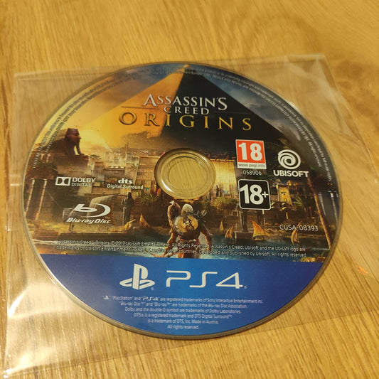 Assassins Creed Origins Disc Only (PS4)