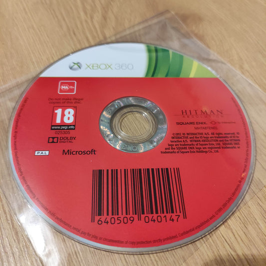 Hitman Disc Only XBox 360