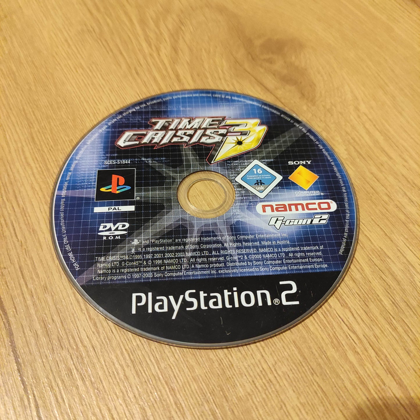 Time Crisis 3 Disc Only  PS2
