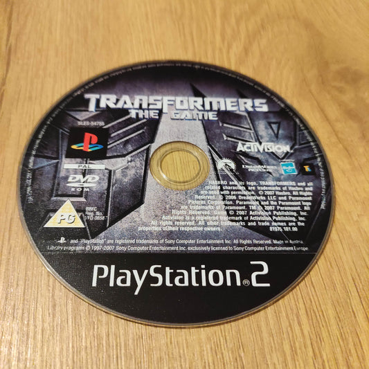 Transformers The Game Disc Only PS2