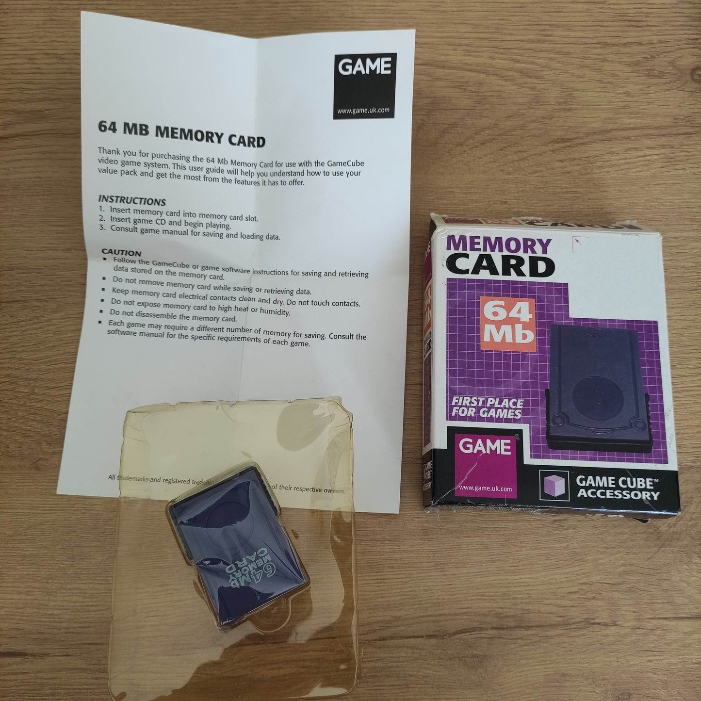 64Mb Memory Card Boxed (Gamecube)