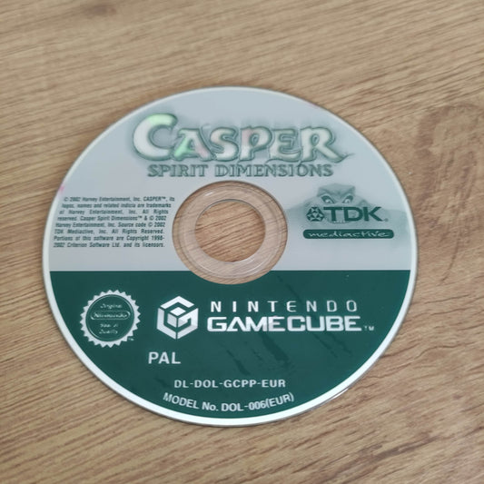 Casper Spirit Dimensions Disc Only (Gamecube)(Y)