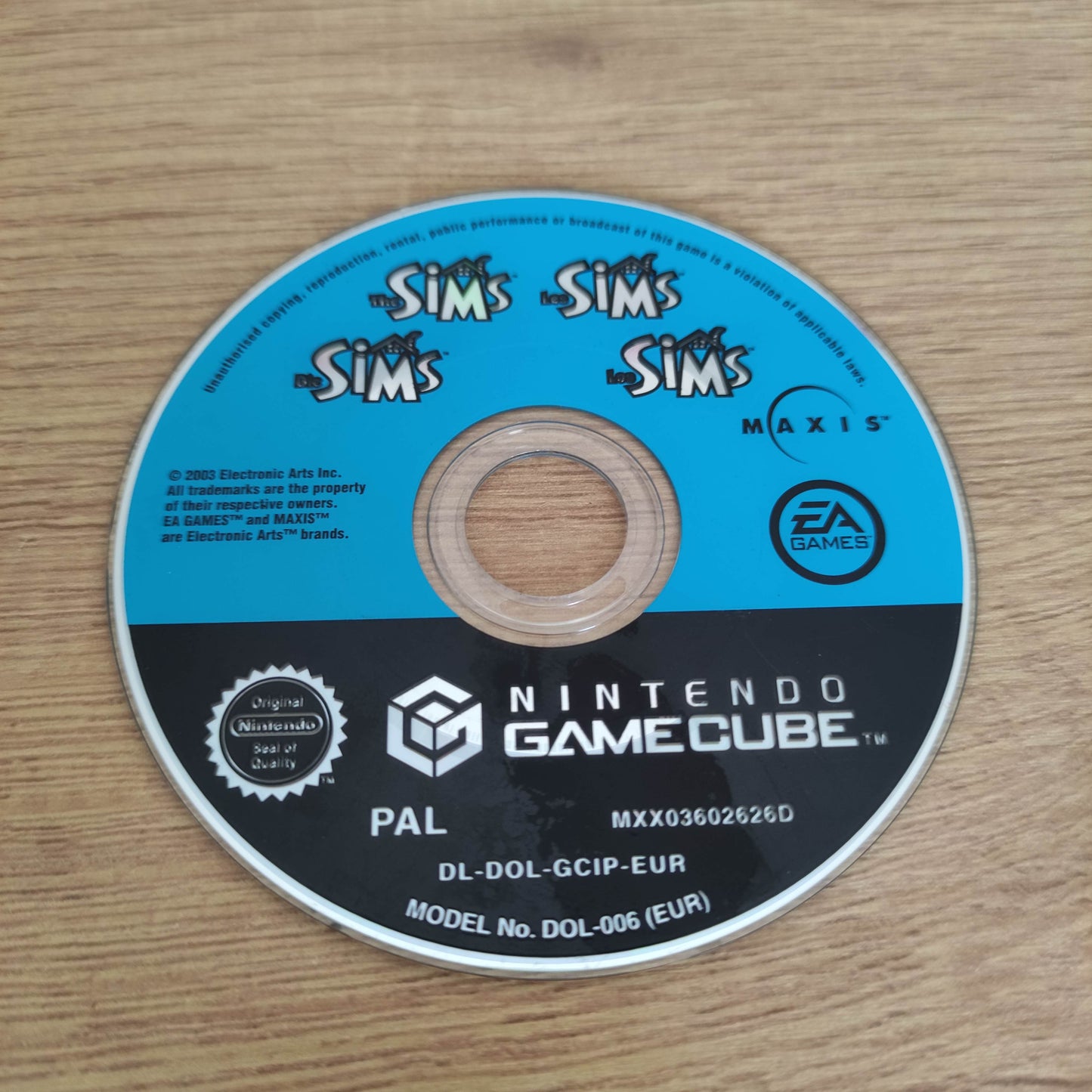 The Sims Disc Only (Gamecube)(Y)