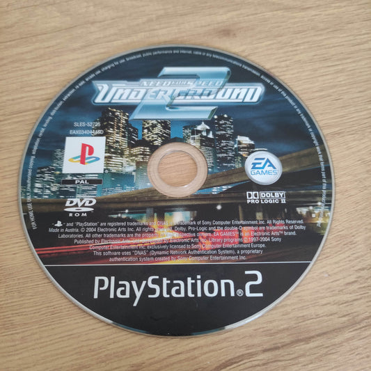 Need for Speed Underground 2 Disc Only PS2