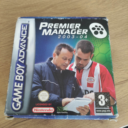 Premier manager 2003-04 BOX ONLY (GBA)