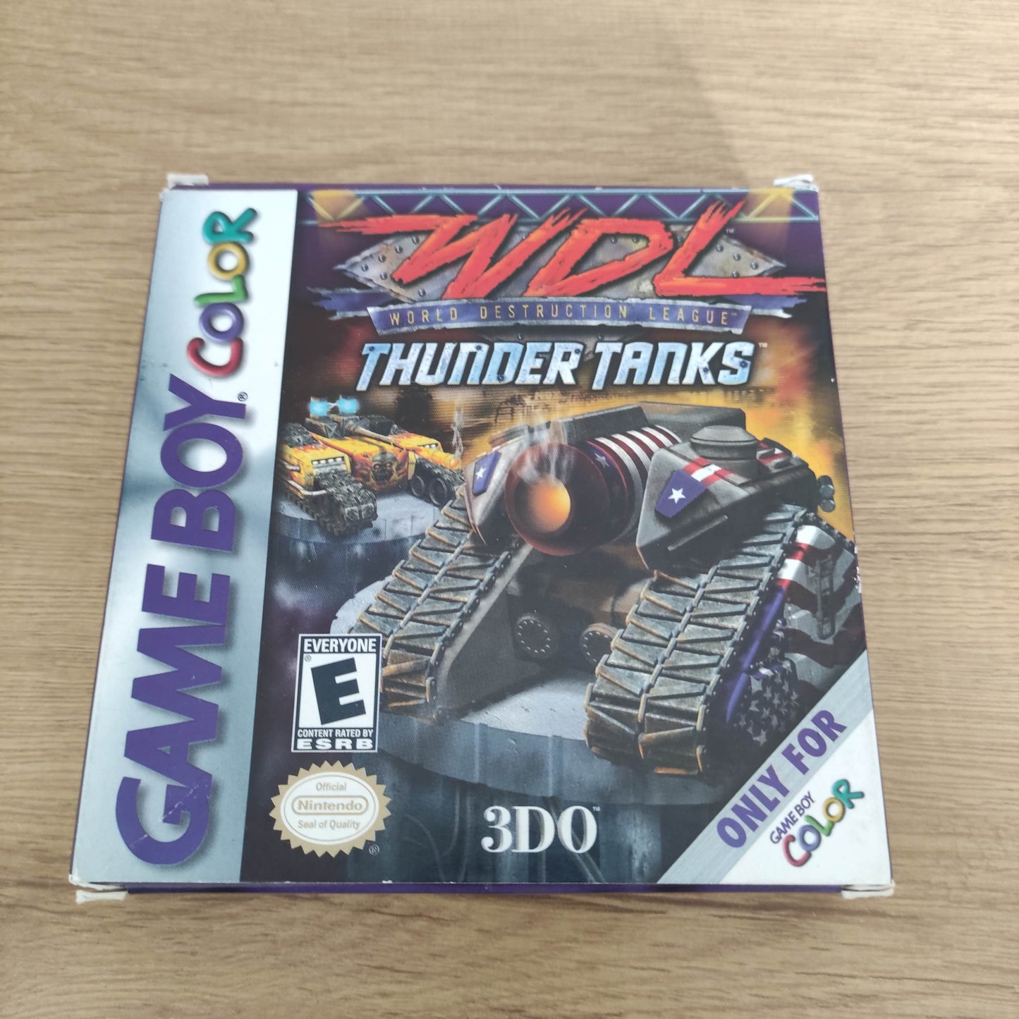 WDL Thunder Tanks BOX ONLY (Gameboy Colour)