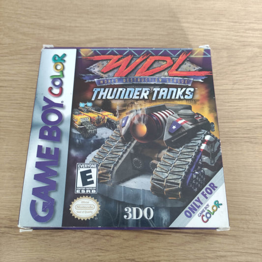 WDL Thunder Tanks BOX ONLY (Gameboy Colour)