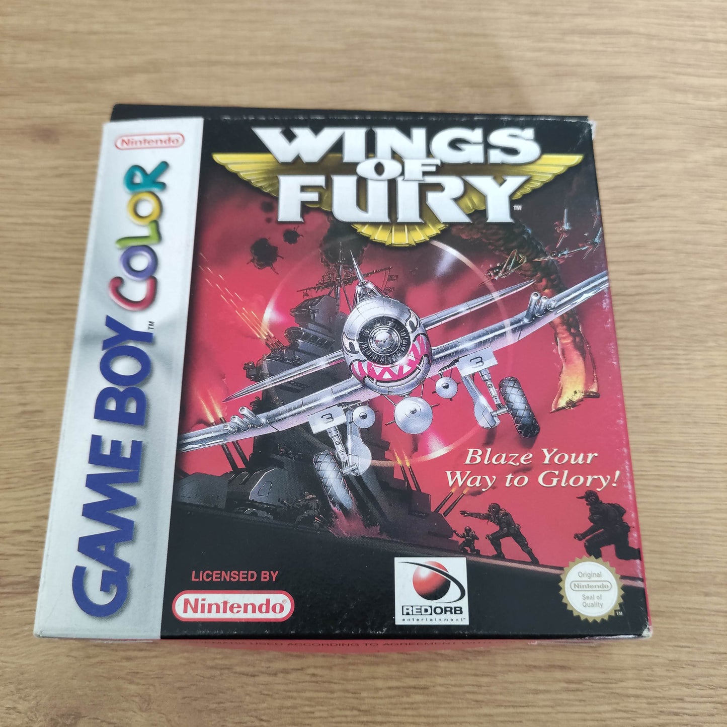 Wings of Fury BOX ONLY (Gameboy Colour)