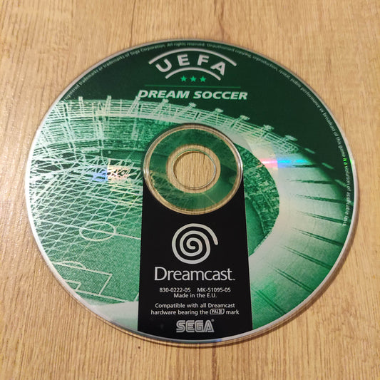 UEFA Dream Soccer Disc Only Dreamcast
