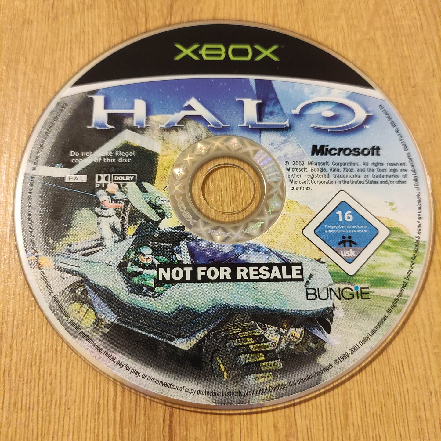 Halo, Combat Evolved Disc Only (XBox Original