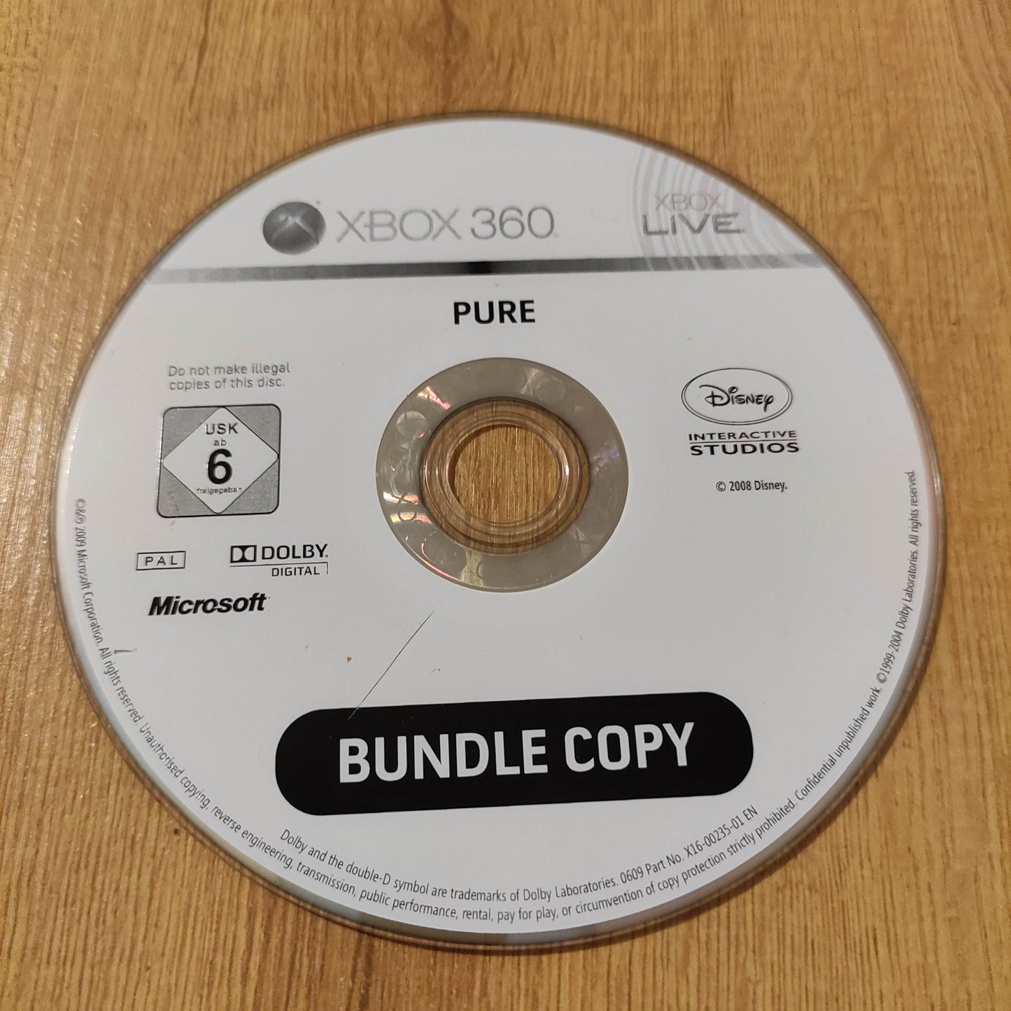 Pure (Bundle Copy) Disc Only XBox 360