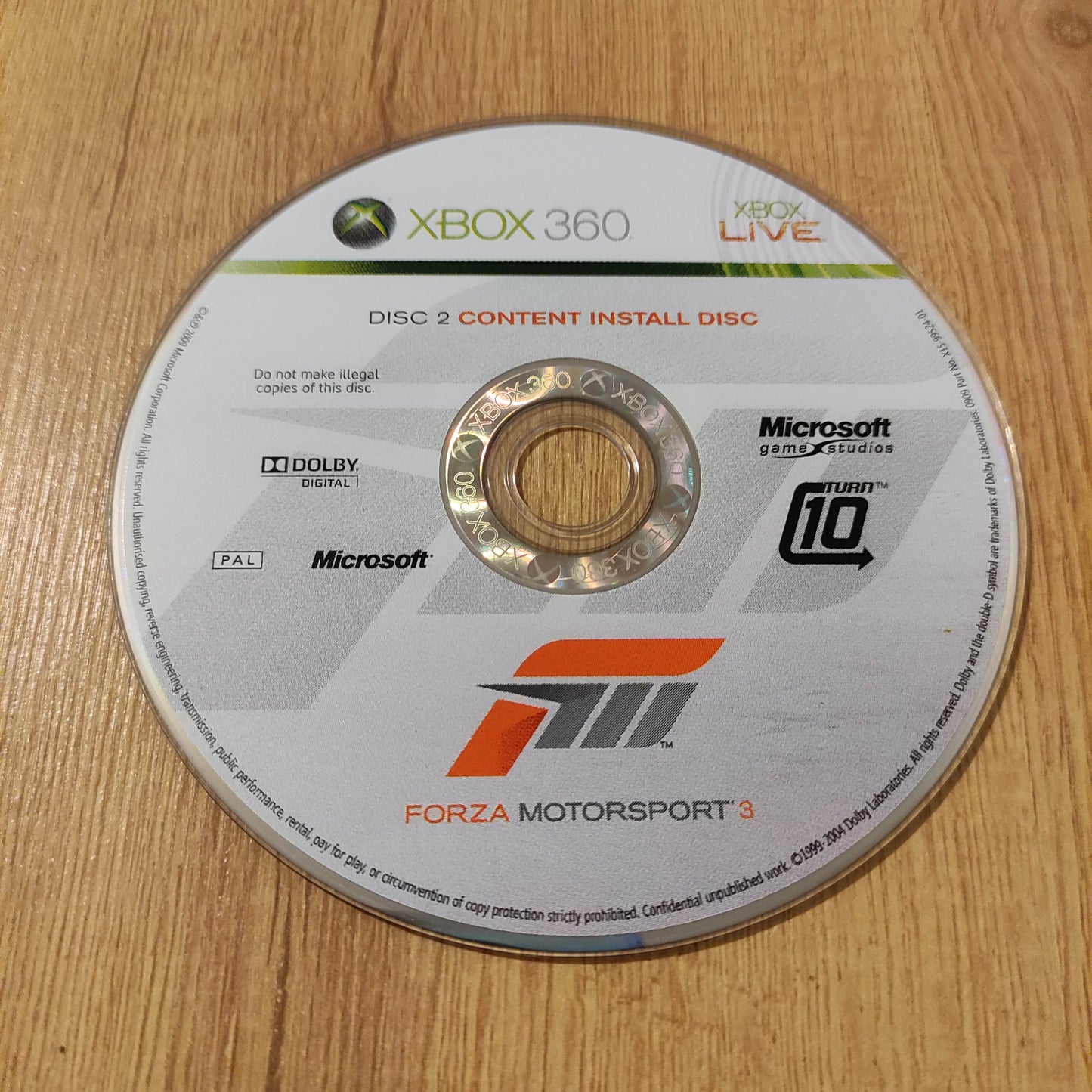 Forza Motorsport 3 (Disc 1 & 2) Disc Only XBox 360