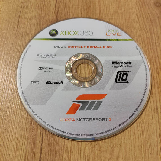 Forza Motorsport 3 (Disc 1 & 2) Disc Only XBox 360