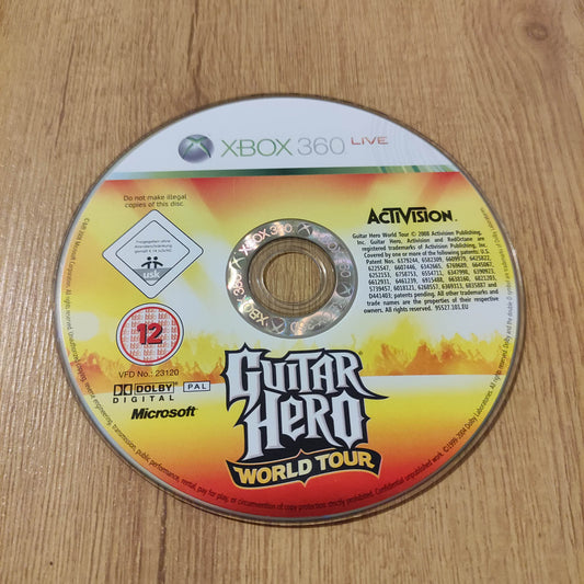 Guitar Hero World Tour Disc Only XBox 360