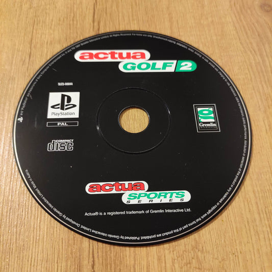 Actua Golf 2 Disc Only PS1