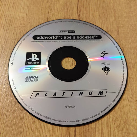 Odd World: Abes Odyssey Disc Only PS1