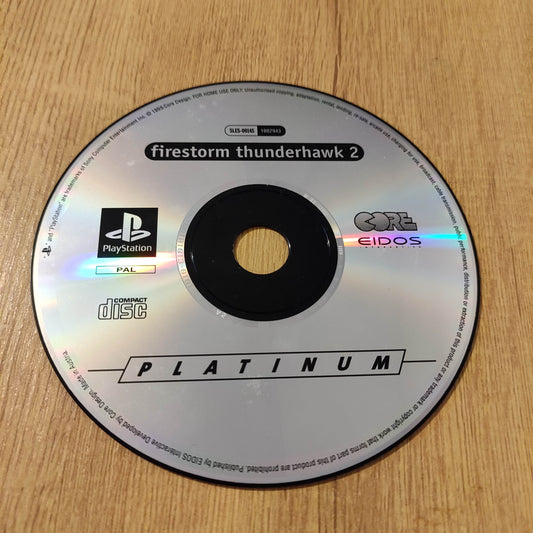 Firestorm Thunderhawk 2 Disc Only PS1