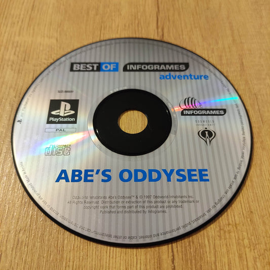 Abes Odyssey Best of infograme Disc Only PS1