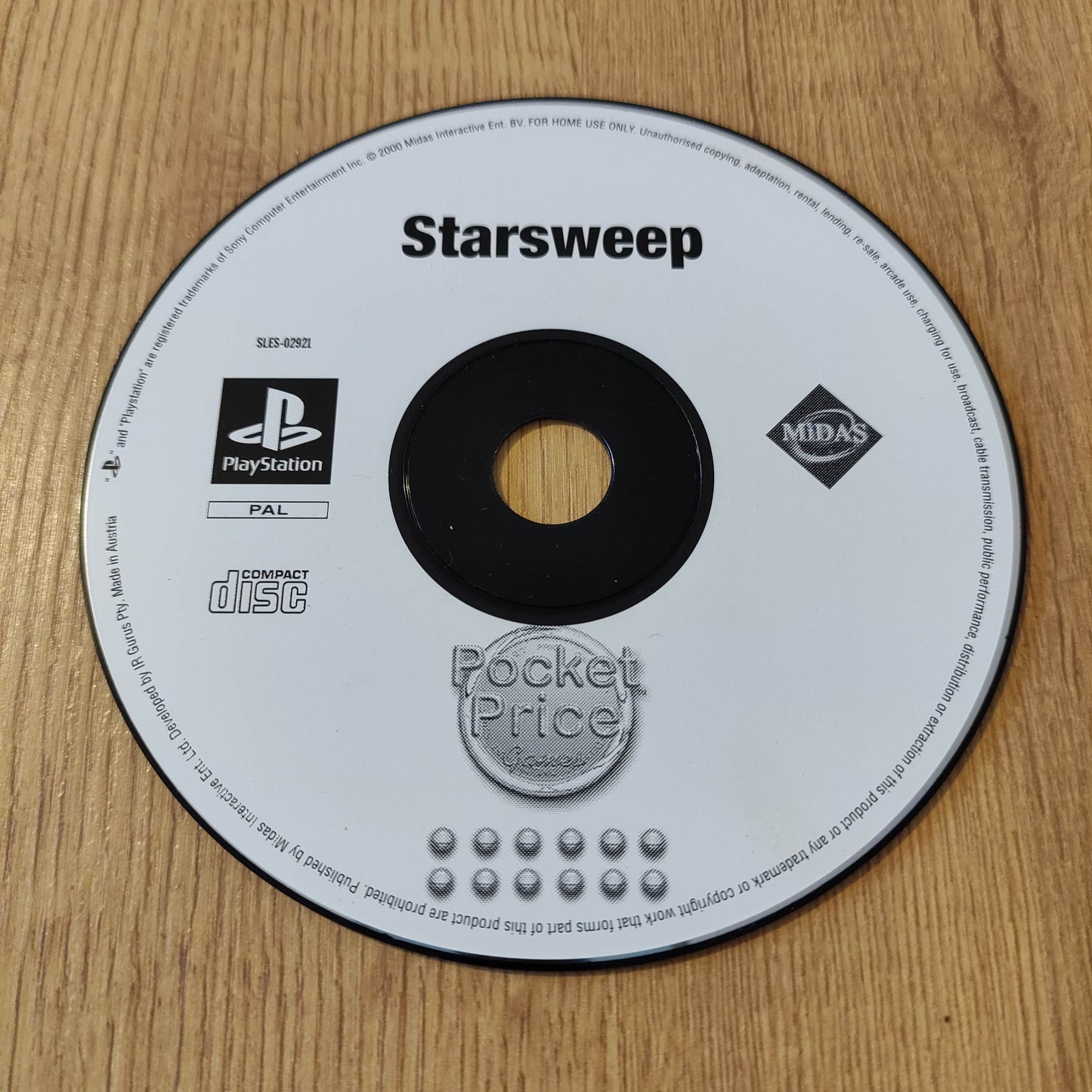 Star Sweep Disc Only PS1