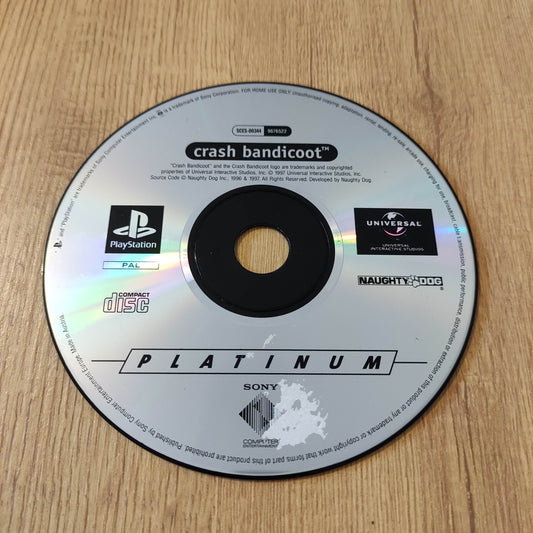 Crash Bandicoot Disc Only Ps1