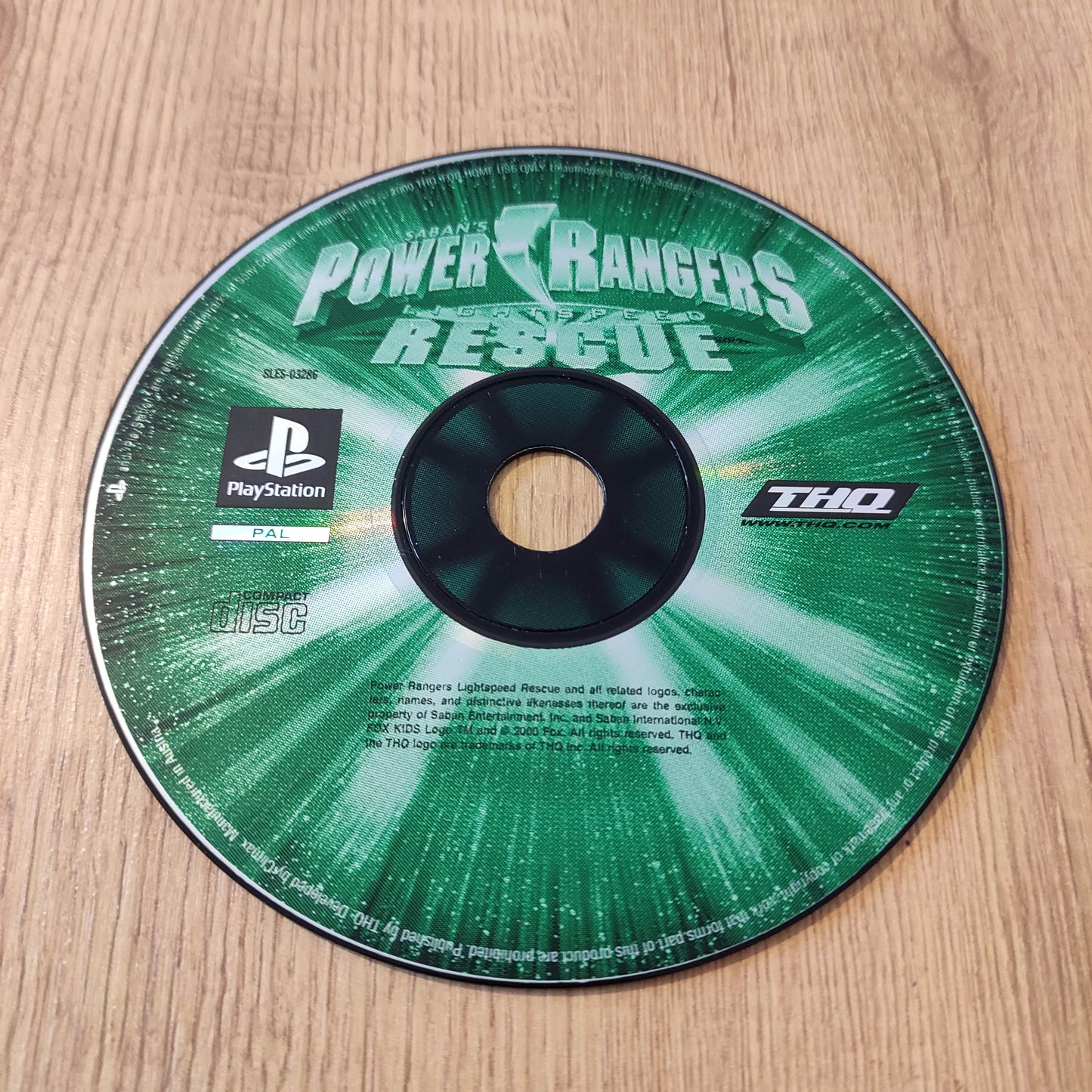 Power Rangers Rescue Disc Only PS1