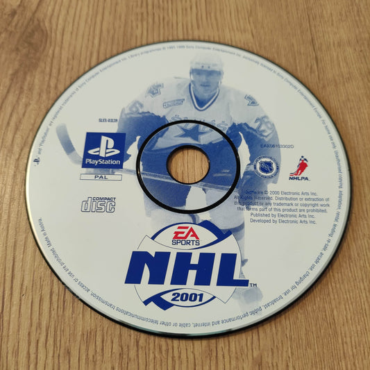 NHL 2001 Disc Only PS1