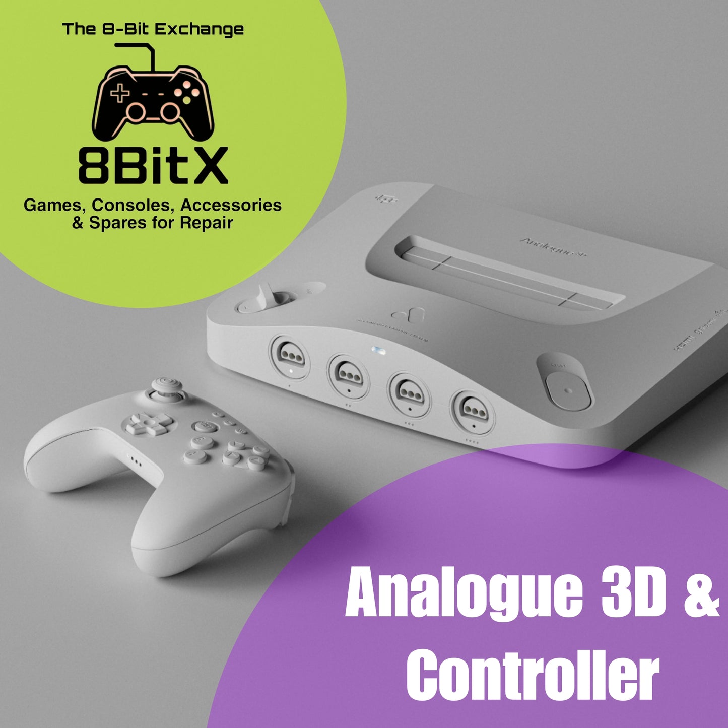 Analogue 3D & 8Bitdo controller (New/Sealed)