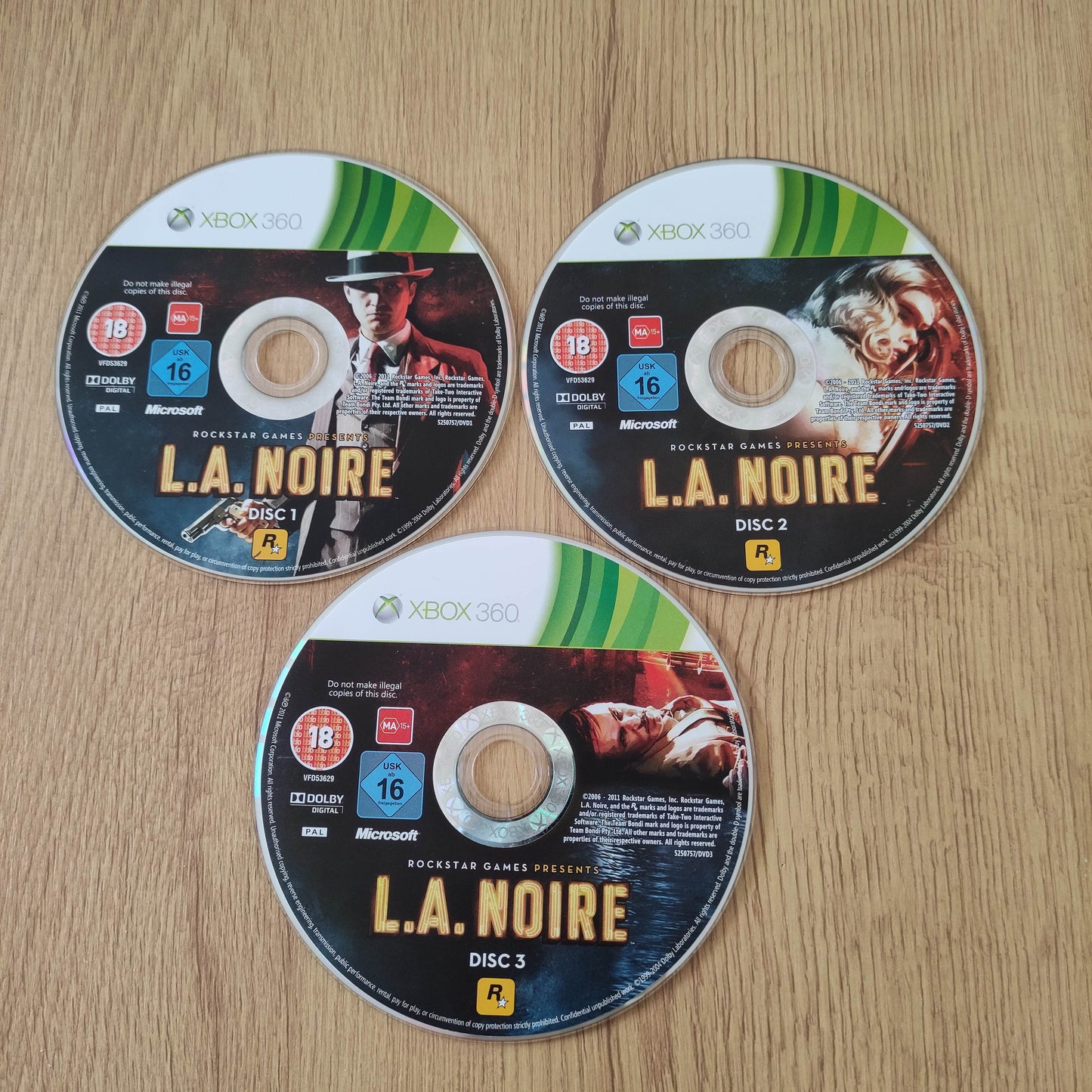 L.A Noire Disc Only (XBox 360)